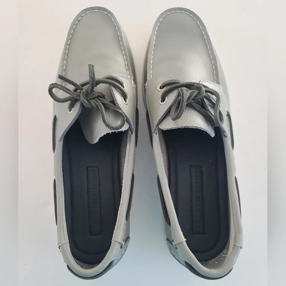 Tommy Hilfiger TM Bowman Men's Boat Shoes Gray Size 9.5